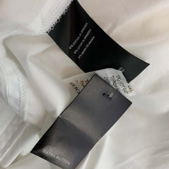 KARL LAGERFELD Size L White Cotton Zip Up Kilts & Skirts - Picture 5 of 6